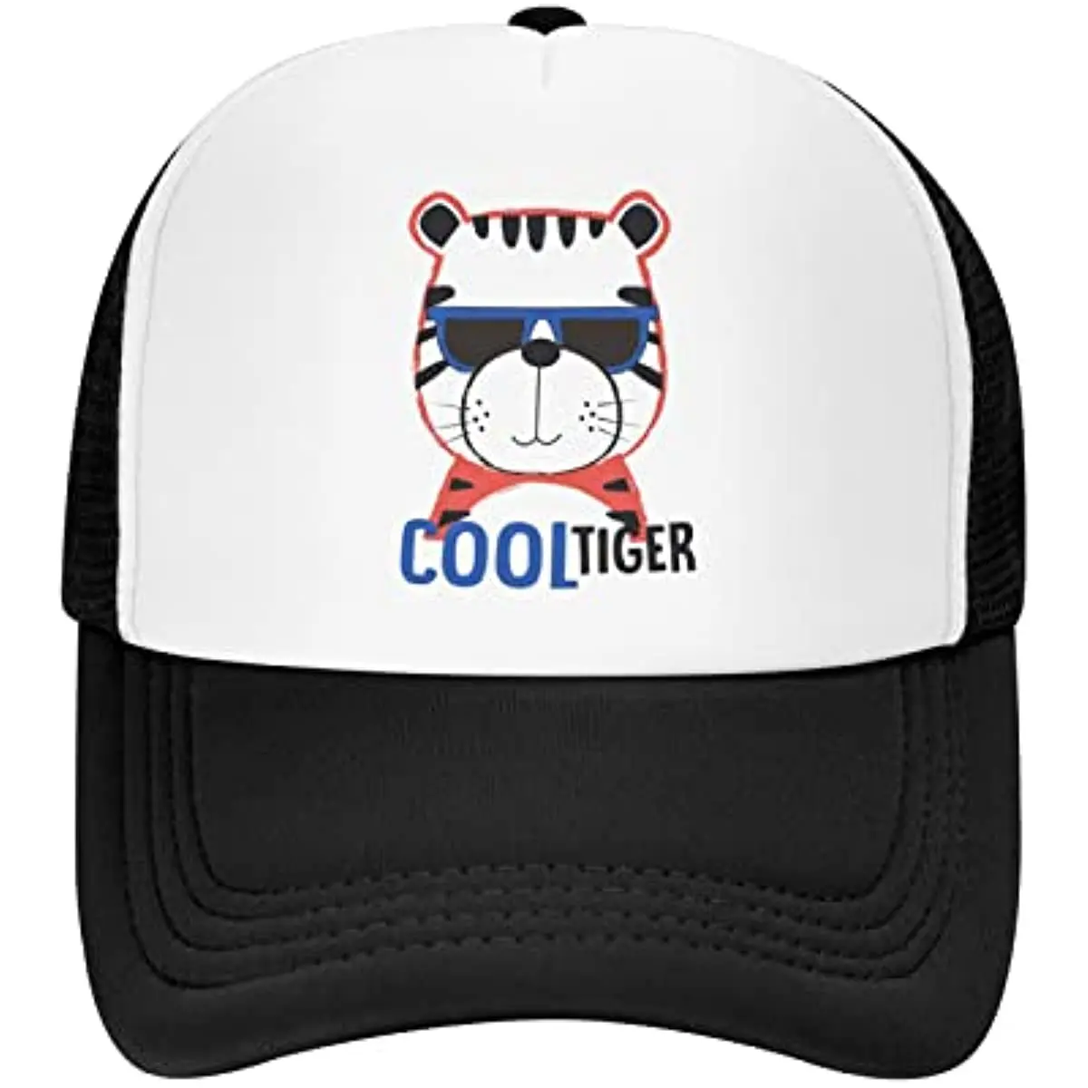 

Крутая шапка-тракер с тигром для мужчин и женщин, бейсболка, кепка для папы с сеткой, регулируемая дышащая забавная шляпа, милая четыре сезона