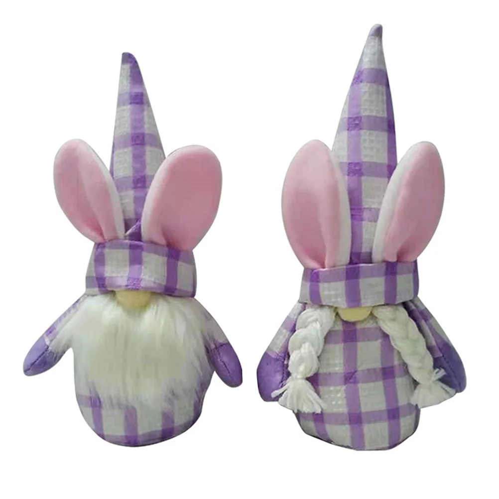 

2pcs Easter Easter Gifts for Kids Easter Plush Swedish Bunny Decor Swedish Gnome Tomte