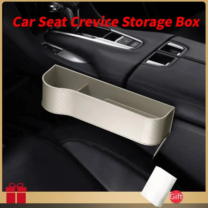 

Car Seat Crevice Storage Box Driver Front Passanger Seat Gap Filler Holder Organizer Case For Phone Wallet Slit Pocket Accessory