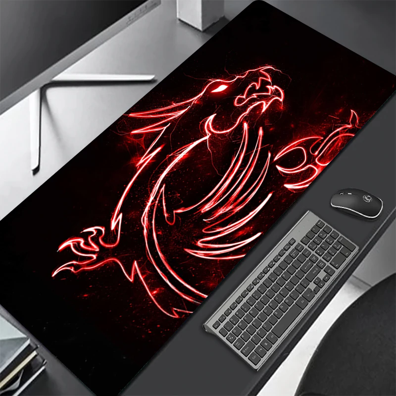 Настольный коврик Msi, коврик для мыши, игровой коврик для клавиатуры и мыши, Xxl, большие аксессуары для ПК, Расширенная защита, мыши, клавиатуры, компьютера
