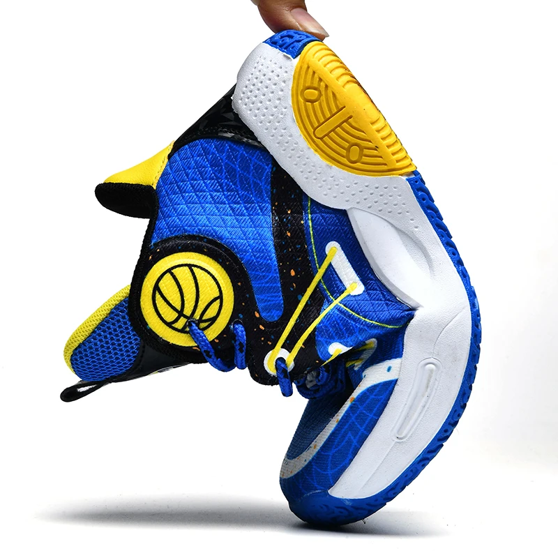 Kids Teens Basketball Shoes for Boys Sneakers High Top Children Sports Shoes Child Boy Basket Trainer Shoes Kids Sneakers Tennis