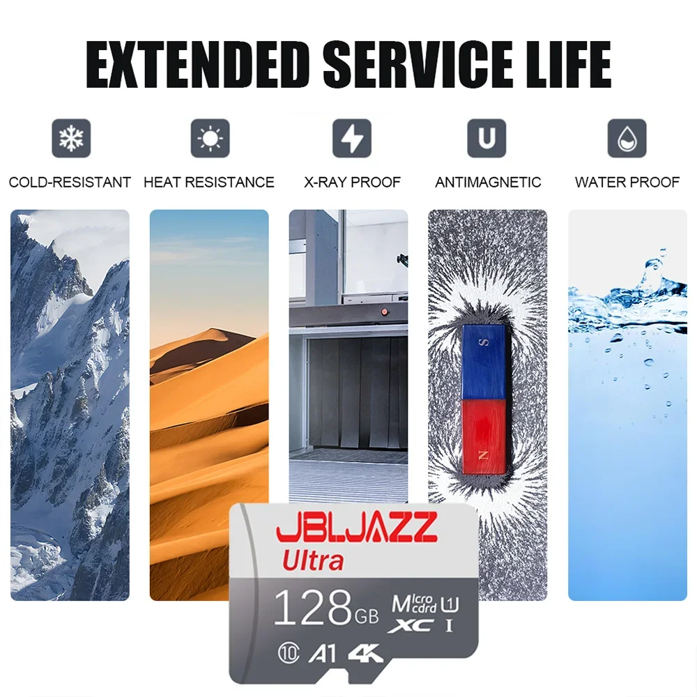 Фото Карта памяти Ultra Micro SD 64GB 128GB 256GB 512GB Extreme/High Endurance/Extreme PRO Full HD 4K для экшн-камер или дронов №5
