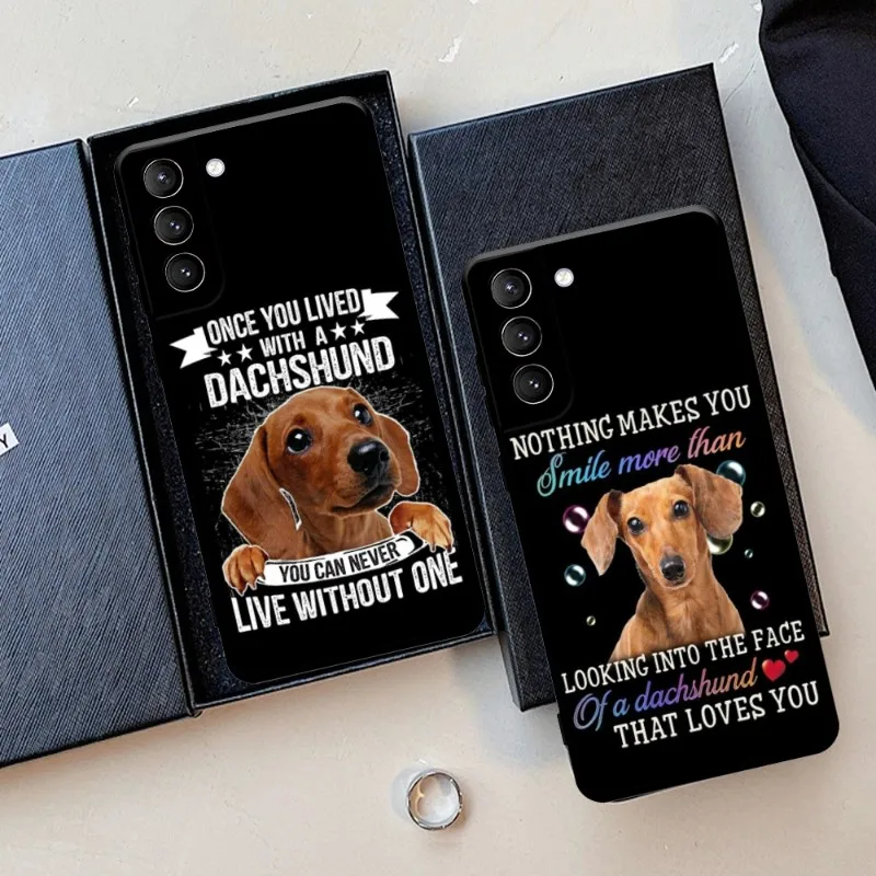 

Animal Dachshund Doberman dog Phone Case For Samsung Galaxy S22 23 21 S20 FE Ultra S10 S9 S8 Plus S10e Note 20Ultra 10Plus Cover