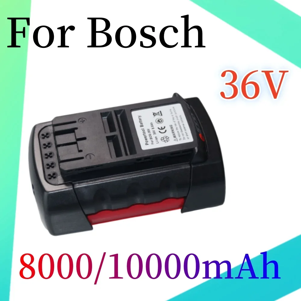 Литий-ионный аккумулятор 36 В 8000/10000 мАч для Bosch BAT810 BAT836 BAT840 GBH36V-LI