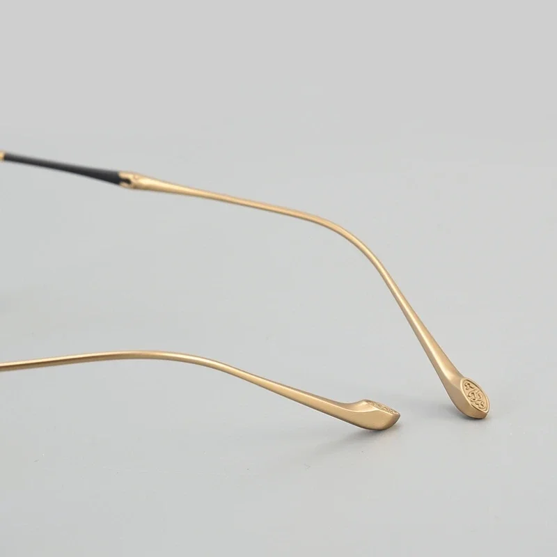 Овальные очки для чтения женские японские ручной работы оправа очков титана ARLT5925