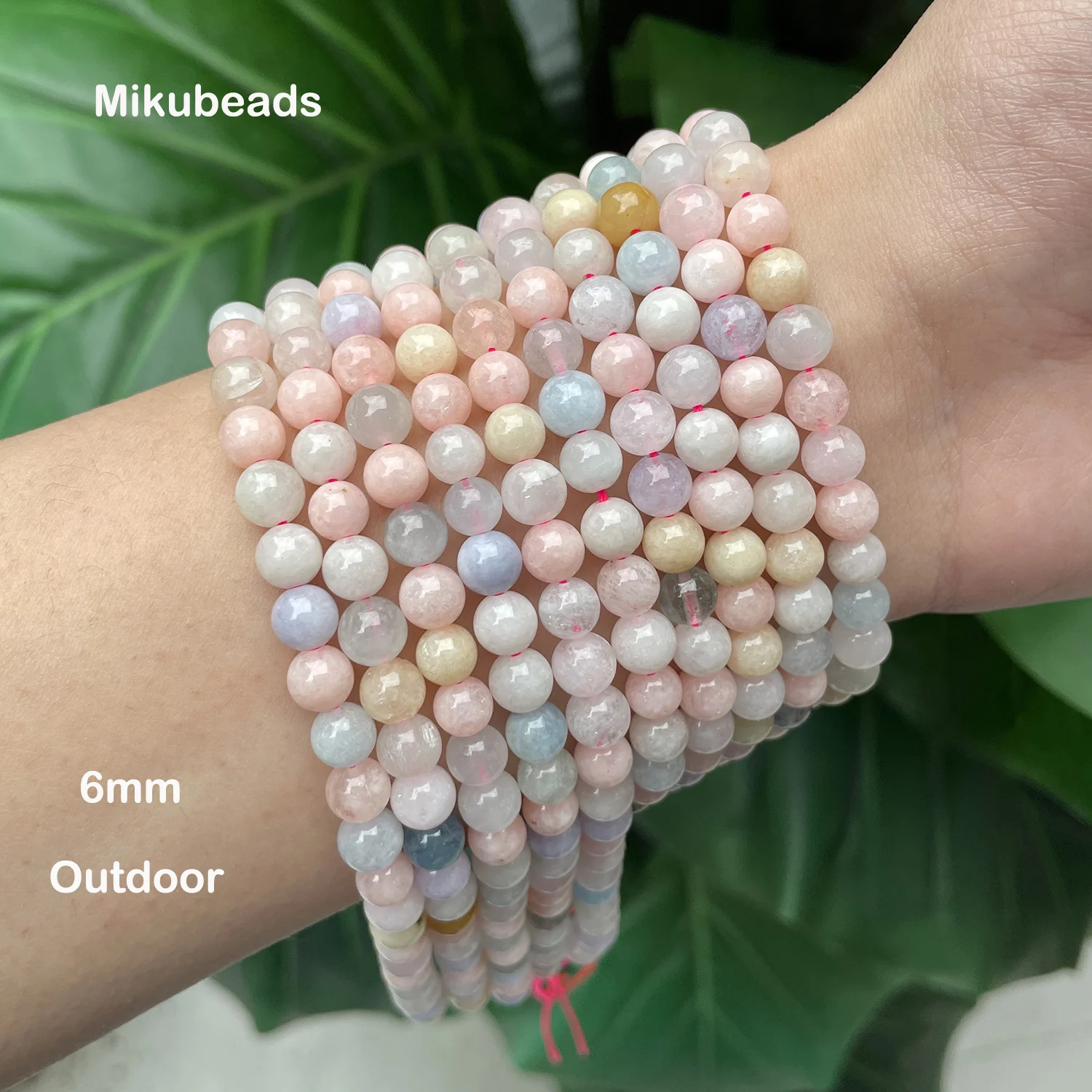 Натуральные гладкие круглые бусины россыпью для изготовления ювелирных изделий