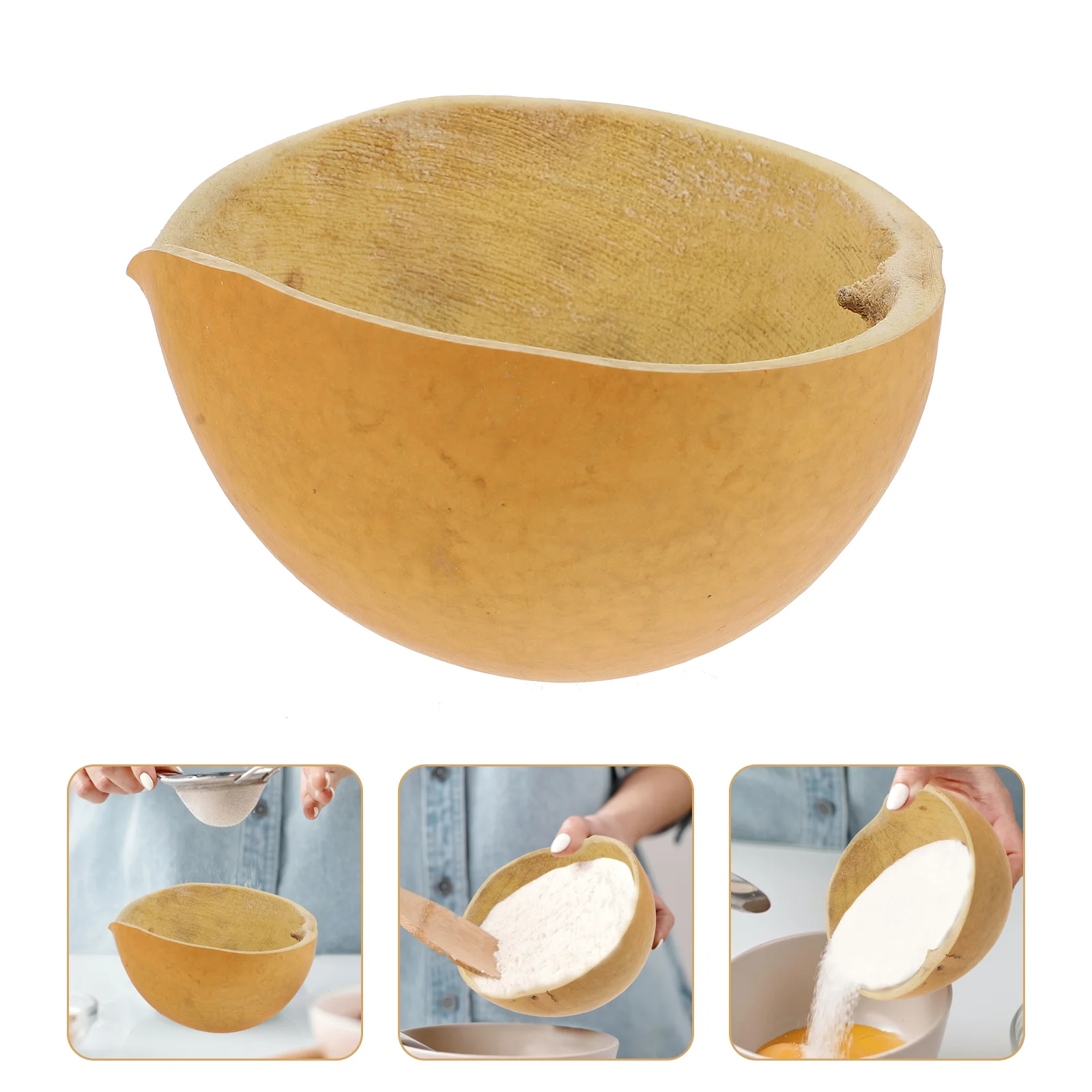 

Gourd Scoop Water Spoon Kitchen Practical Japanese Supply Craft Wooden Ladle Natural Kung Fu Tea