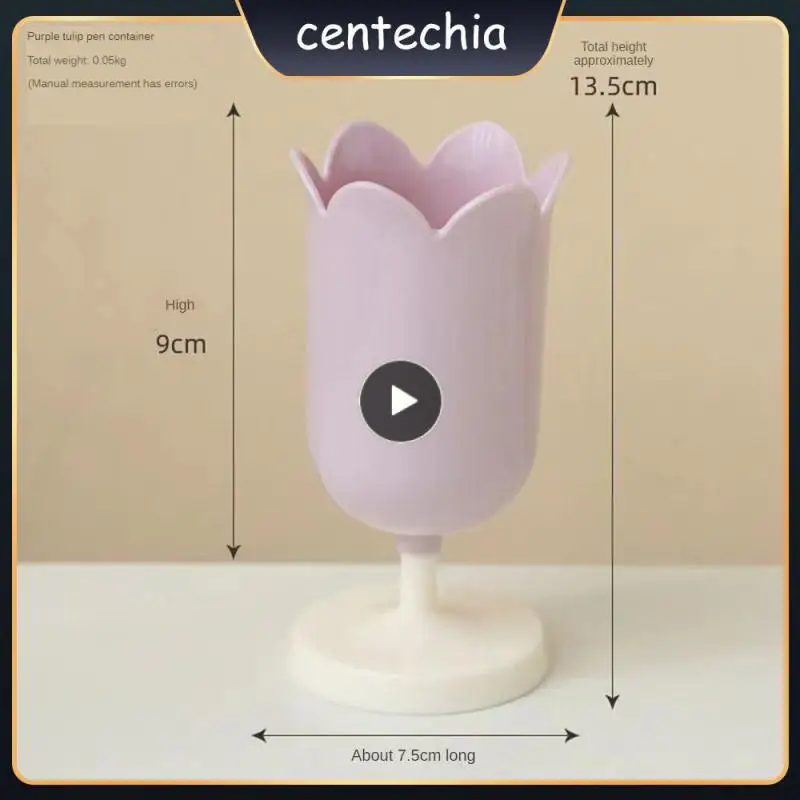 

40g Anti-fall Makeup Brush Storage Bucket Durable Desktop Storage Material Safety Storage Box Storage Basket/box Plastic