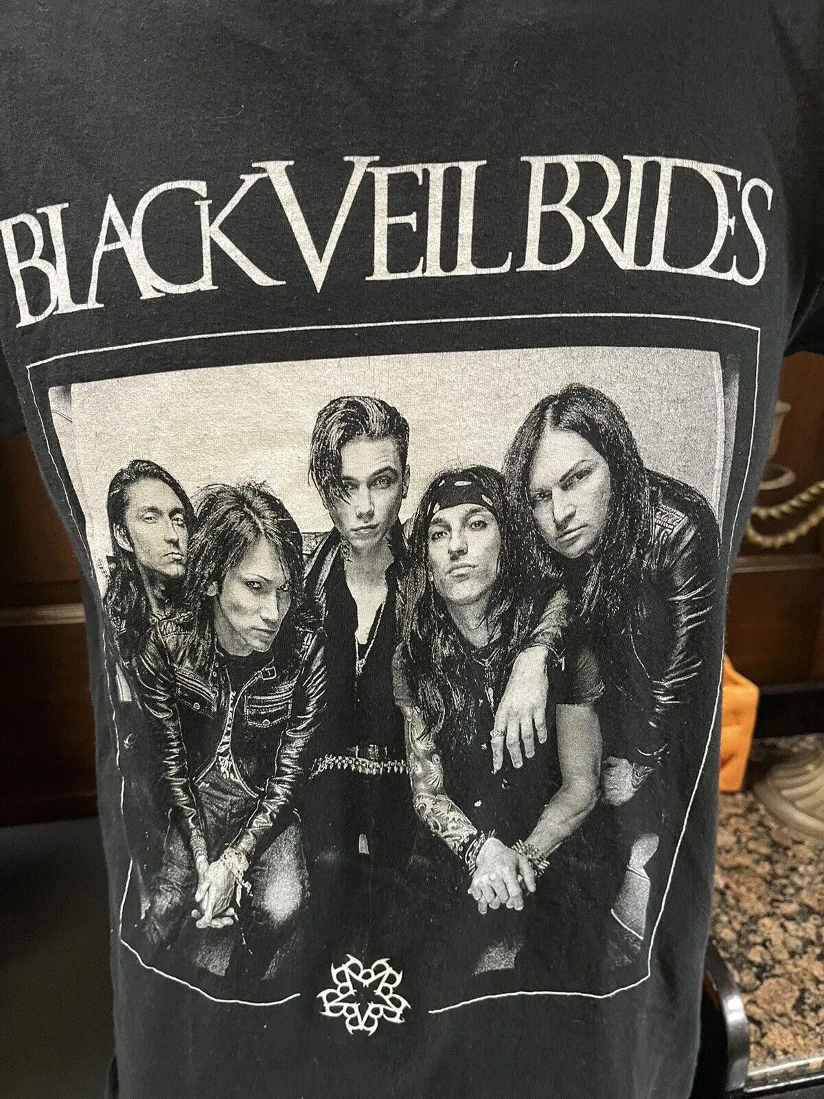 Черная вуаль для невесты черная очень маленькая футболка Энди Biersack Jinx Jake Putts