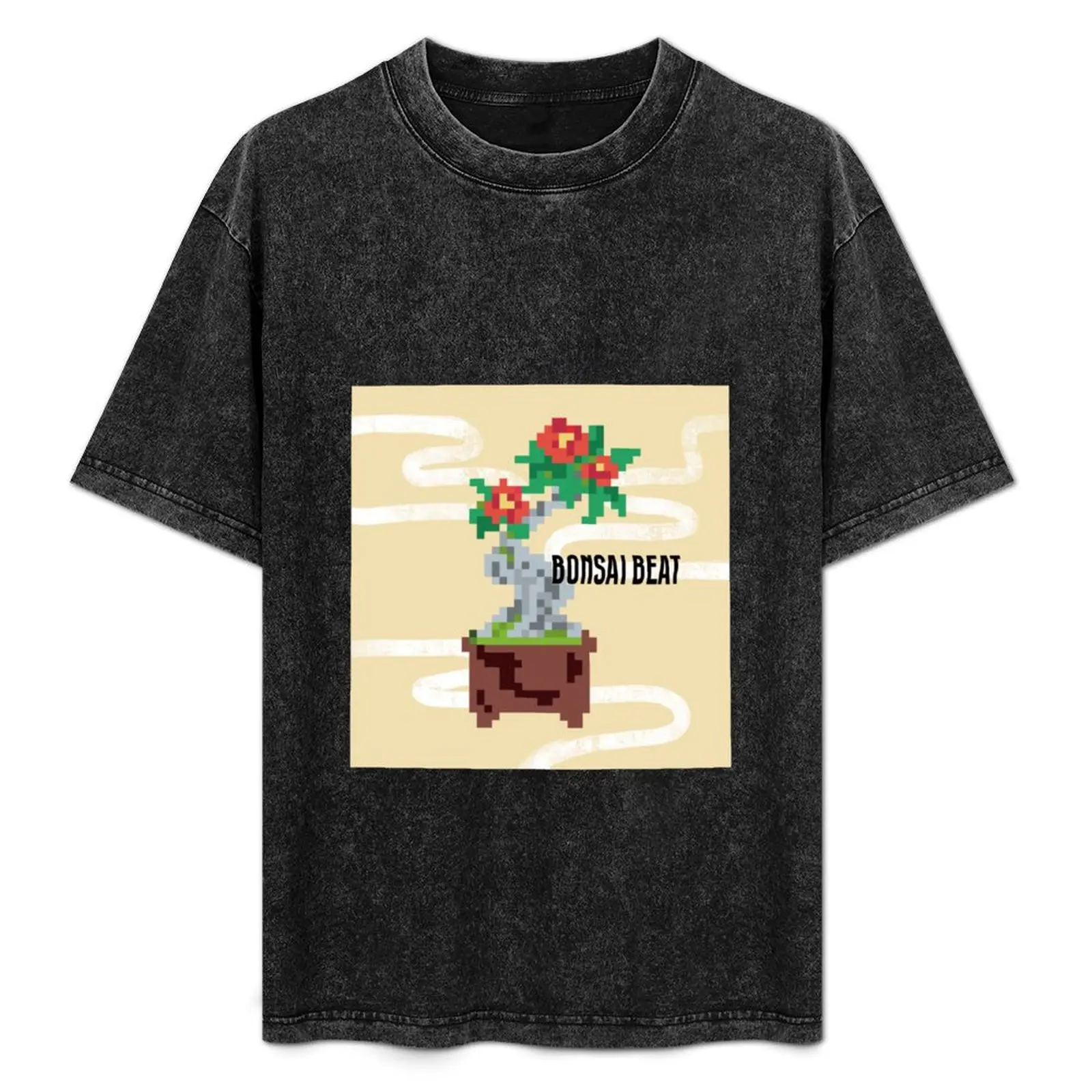 Фото Футболка BONSAI PIXEL ART -Tsubaki- с коротким рукавом, спортивная, быстросохнущая №1