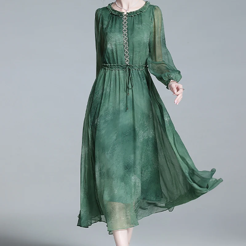 Женское платье EVNISI тай-дай из полиэстера