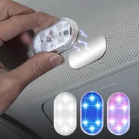 ceiling lamps car accessories interior finger touch sensing six bright led lights beads 5v mini nightlights usb charging