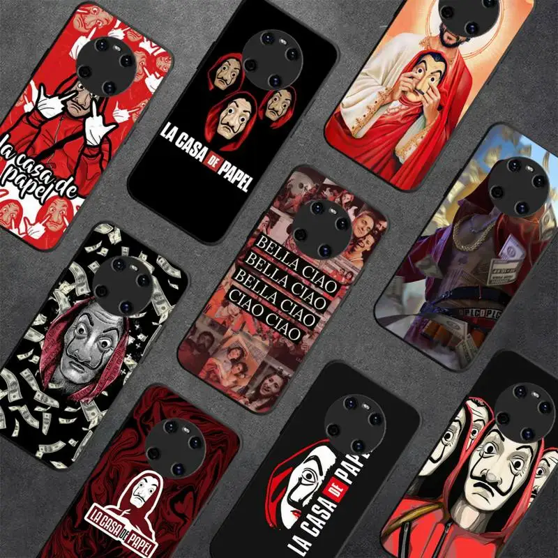 

Spain TV Money Heist House Paper La Casa de papel Phone Case For Huawei Y 5 Y62019 Y52018 Y92019 Luxury funda case 9prime2019