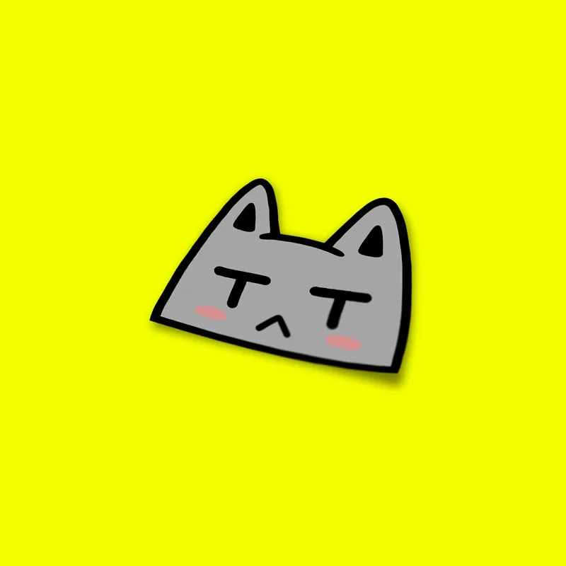 Стикер для стайлинга автомобиля наклейка с мультяшным барабаном котом грязными