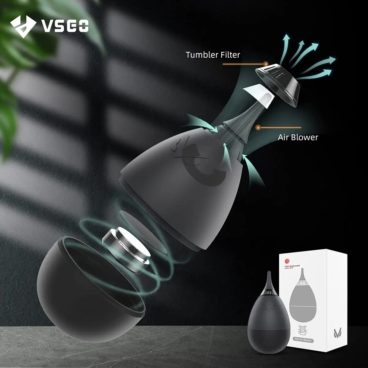 Воздуходувка VSGO Imp мощный гелевый колпачок для пыли подходит мини-дрона Wi-Fi