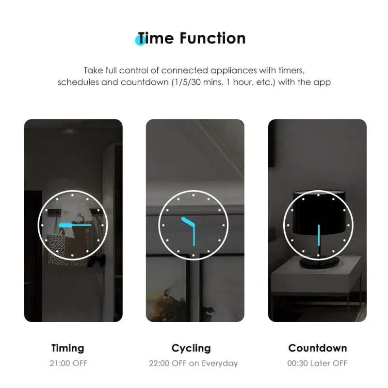 Умный выключатель Tuya WiFi EU беспроводной жизни дистанционной стены сенсорный Alexa Google Home Yandex Alice.