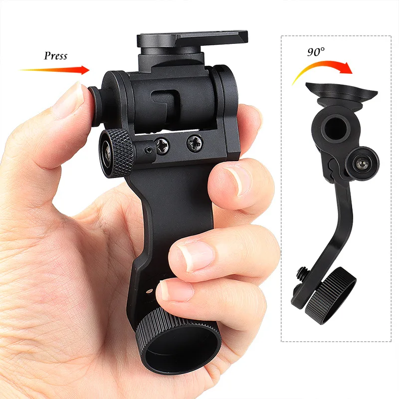 Фото Металлическое крепление J Arm NVG ночного видения «ласточкин хвост» для крепления на шлем AN/PVS-14 J-Arm №5
