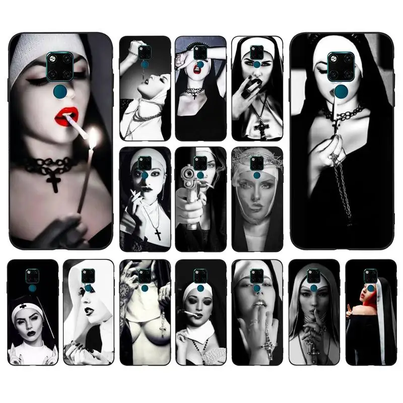 

MaiYaCa Sister Style Nun Sexy Girl Phone Case for Huawei Mate 20 10 9 40 30 lite pro X Nova 2 3i 7se