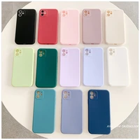 simple solid colorfor iphone11promaxapplex1213phone casexrsoft7panti shock8plus