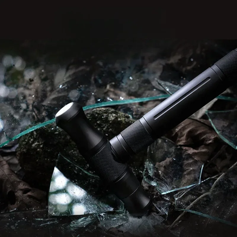 Alpenstock-Bâton dɺutode type T acier en au portable pliant outdoor кемпинг