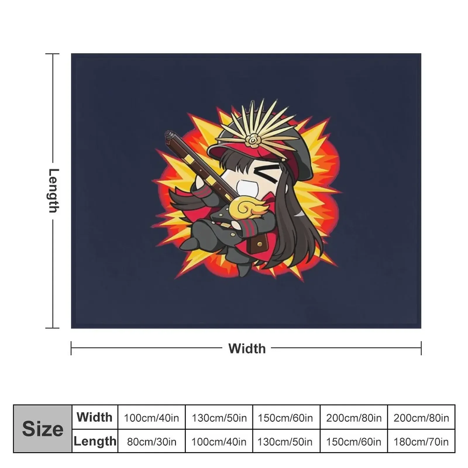 Fate grand orderchibi nobu плед одеяло под заказ мягкие одеяла