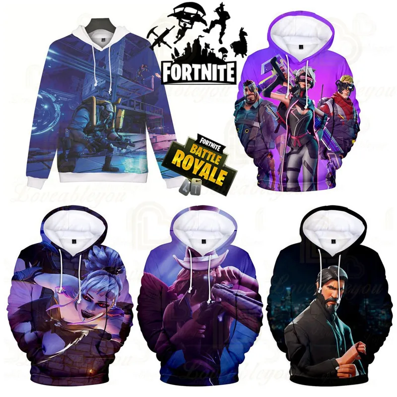 

Fortnite Victory Hero Child Kids Hoodies Battle Royale 3d Sweatshirt Girls Harajuku Long Sleeve Jacket Coat Boys Clothes