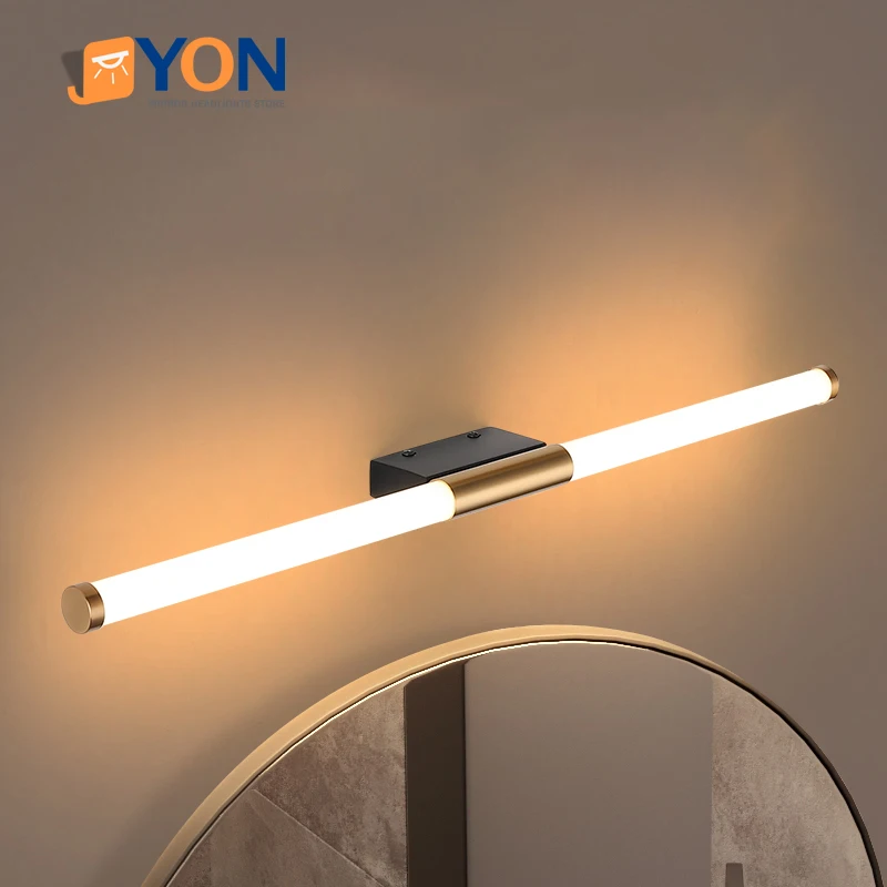 

Modern LED Mirror Front Light Bedroom Bedside Light Living Room Stair Aisle Light Tubular Bathroom Wall Light AC100-240V