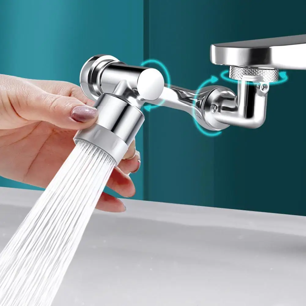 

1080 Degree Universal Splash Filter Faucet Spray Nozzle Kitchen Tap Adapter Faucets Tap Wash Extender Spraye Flexible N4b2
