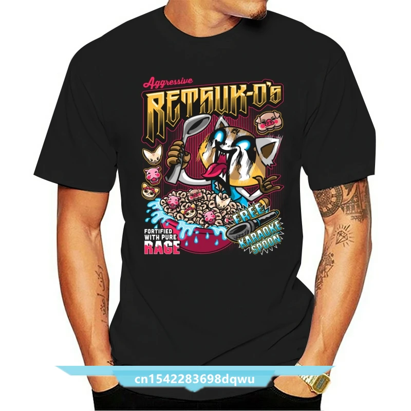 

Aggressive Retsuko Retsuk O's Casual T Shirts Men Short Sleeved Clothes Wholesale Tee Shirt Cotton O Neck T-Shirt