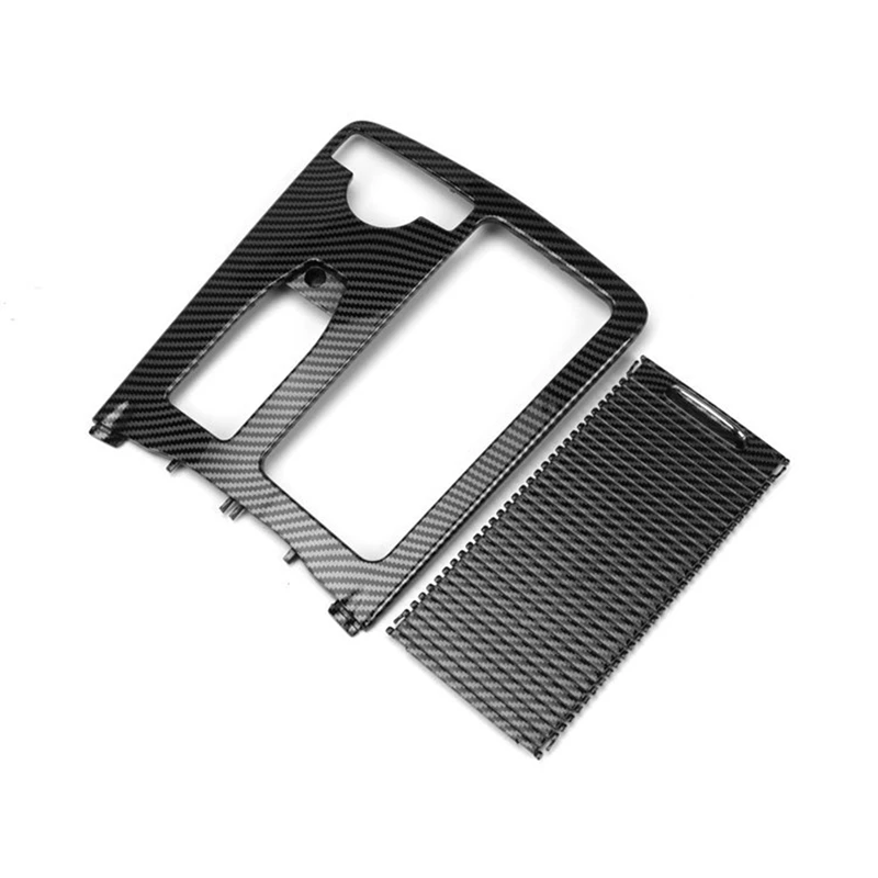 

Car Center Console Cup Holder Panel Trim Cover +Roller Blind Cover For Mercedes Benz W204 E212 2046800107 2046807607