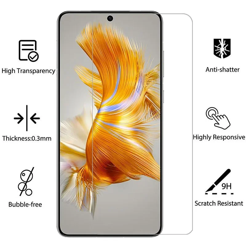 Защитное закаленное стекло для huawei mate 50 защитная пленка экрана телефона 9 часов