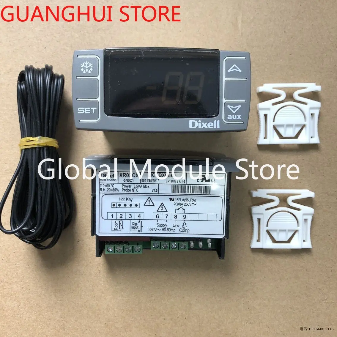 Термостат DIXELL XR02CX-5N0C1 XR03CX-5N0C1 XR06CX-5N0C1 XR70CX-5N1C 3, новый оригинальный термостат с датчиком