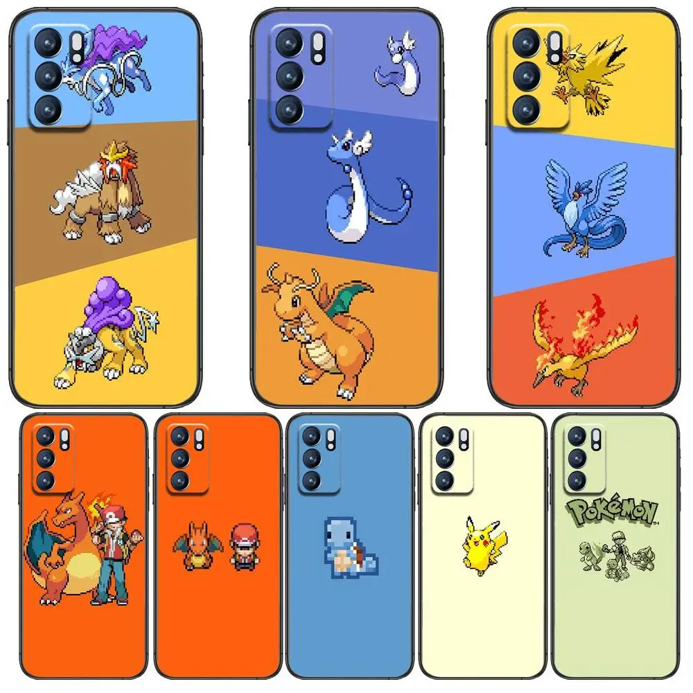 

Pokemon Pixel style For Realme C3 Case Soft Silicon Back cover OPPO Realme C3 RMX2020 Coque Capa Funda find x3 pro C21 8 Pro a91