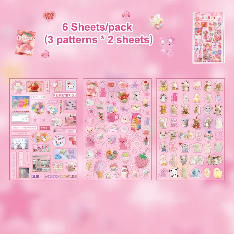 

Декоративные наклейки Y2K для скрапбукинга