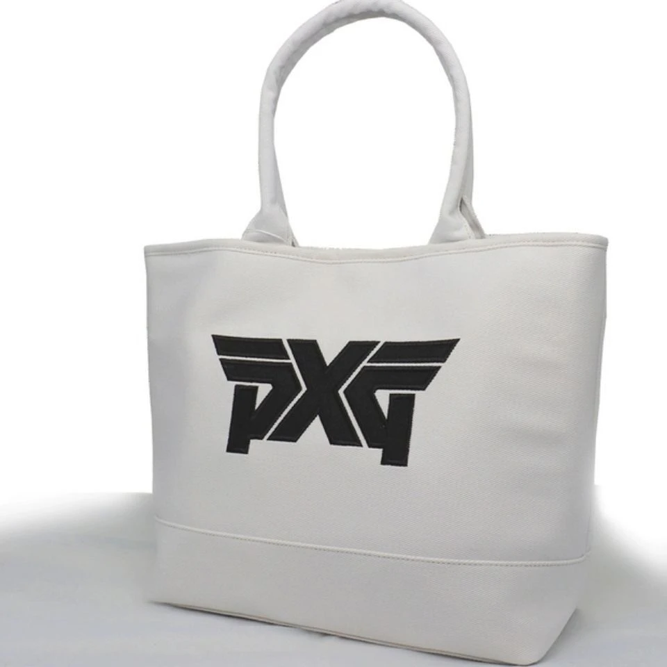 2023 new black white golf handbag nylon material shoulder handbag men and women universal handbag bag