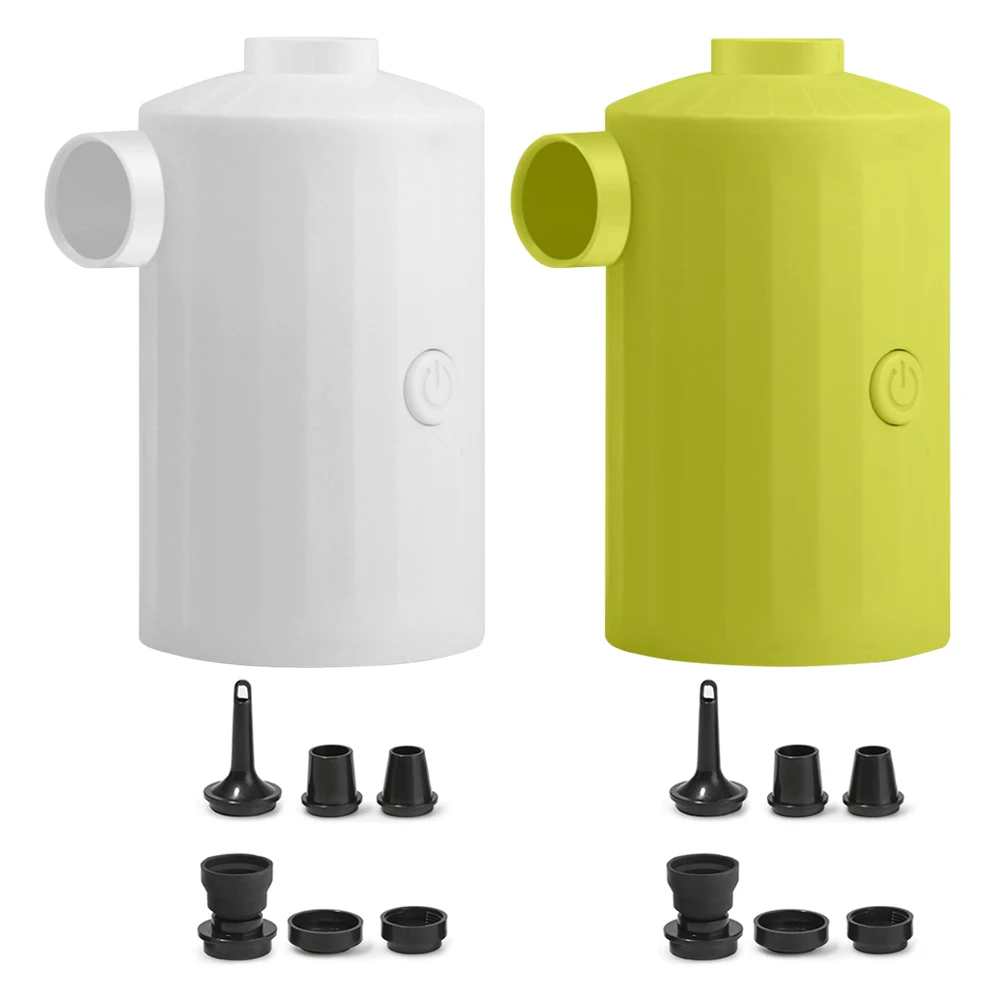 

Portable Mini Air Pump Electric Inflator Power Bank for Outdoor Inflatable Bed Air Mattress Boat Swimming Rings