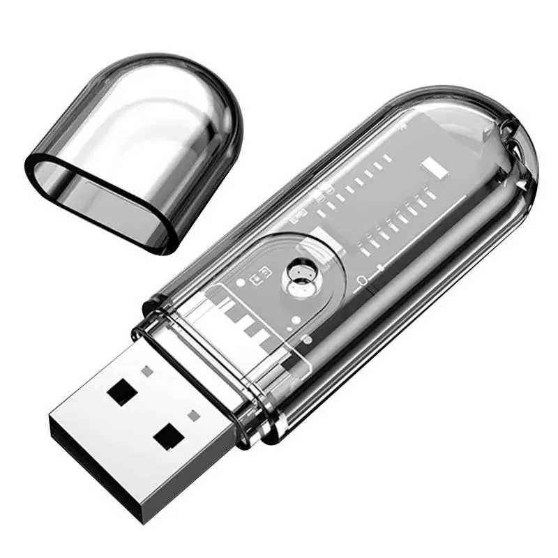 

Wireless Car Receiver Portable USB 5.3 Receiver Audio Adapter High-Speed In-car Music Reception Adapter Multifunctional And