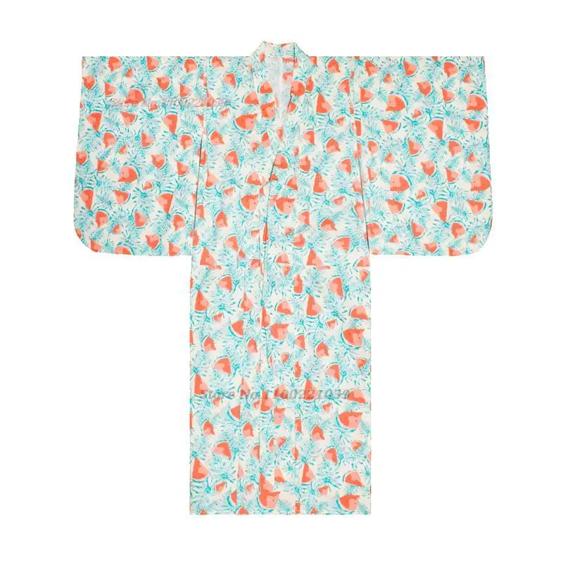 2024 японское детское винтажное платье кимоно юката национальный цветочный принт