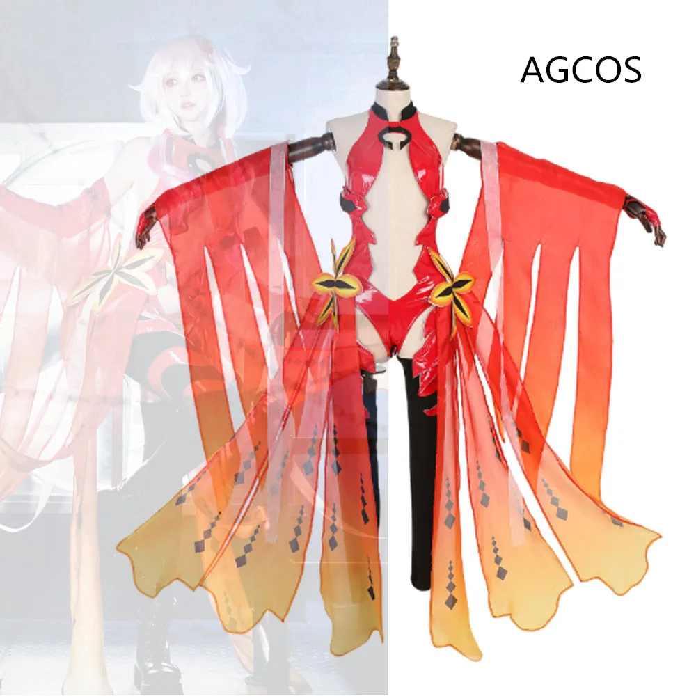 AGCOS решениеルiyadaannusפтельство Yuzuriha Inori Косплей Костюм Женщина Рождество Золотая