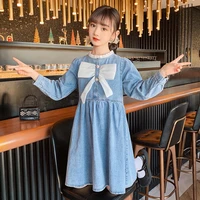 girl dress%c2%a0kids skirts spring summer cotton 2022 pearl jean flower girl dress party evening gown gift comfortable children cloth