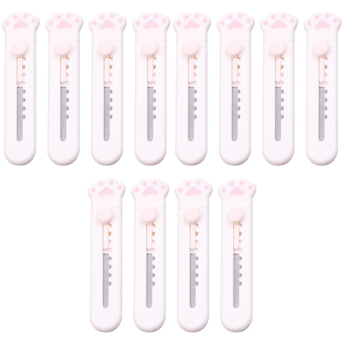 

12 Pcs Portable Box Cutters Convenient Paper Cutters Multi-function Craft Cutters Handcraft Accessory