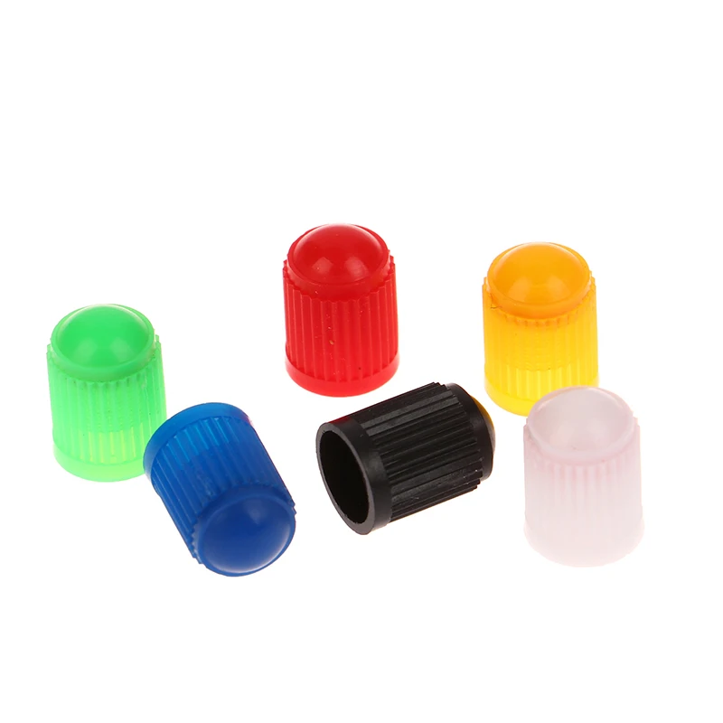 

Automobile Tire Valve Stem Cap Plastic Valve Dust Protection Cover Color Plastic Valve Cap With Sealing Ring