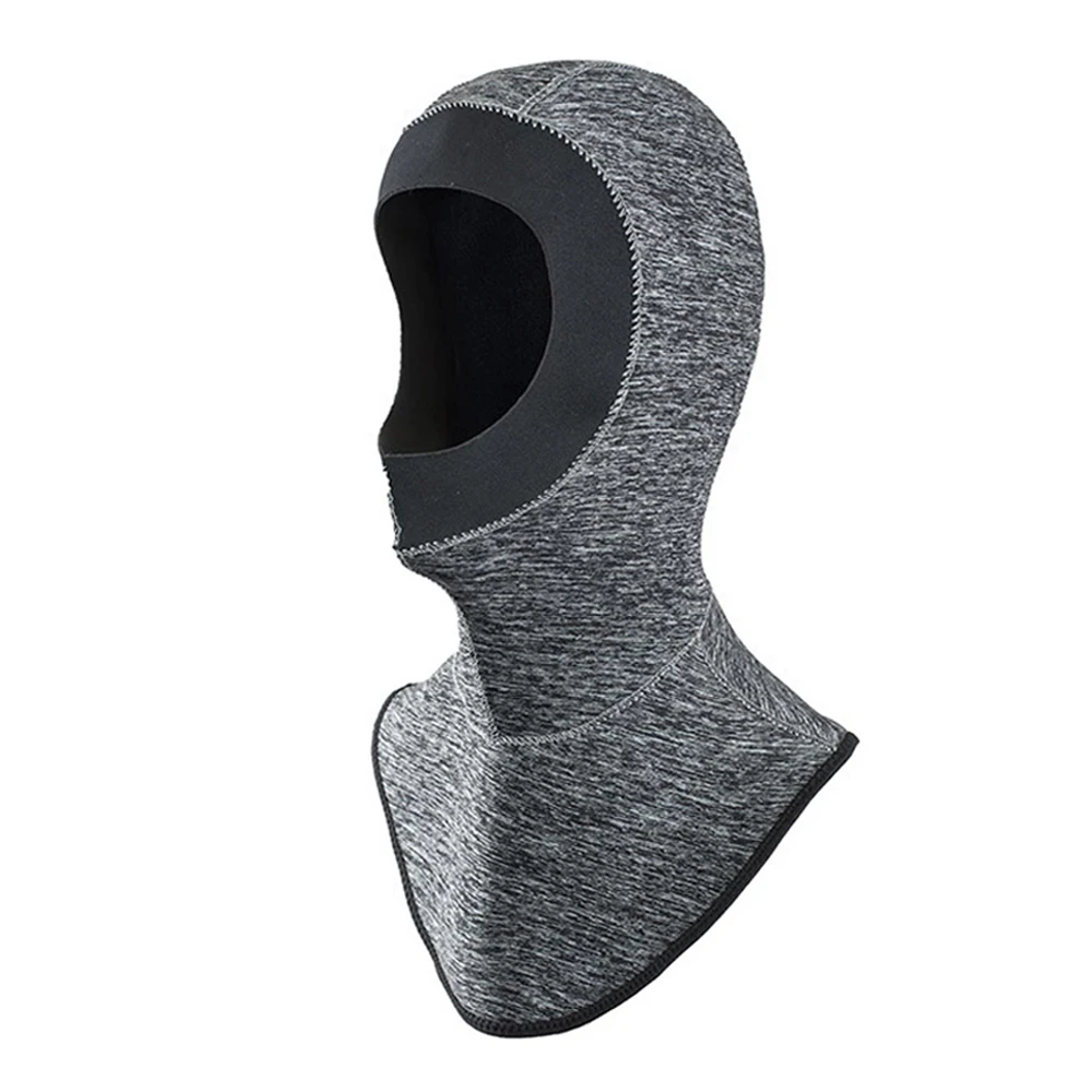 

3mm Neoprene Diving Cap With Cover Swim Warm Wetsuit Hair Snorkeling Hat Hood Shoulder Scuba Summer Dive Equipment Protect Neck