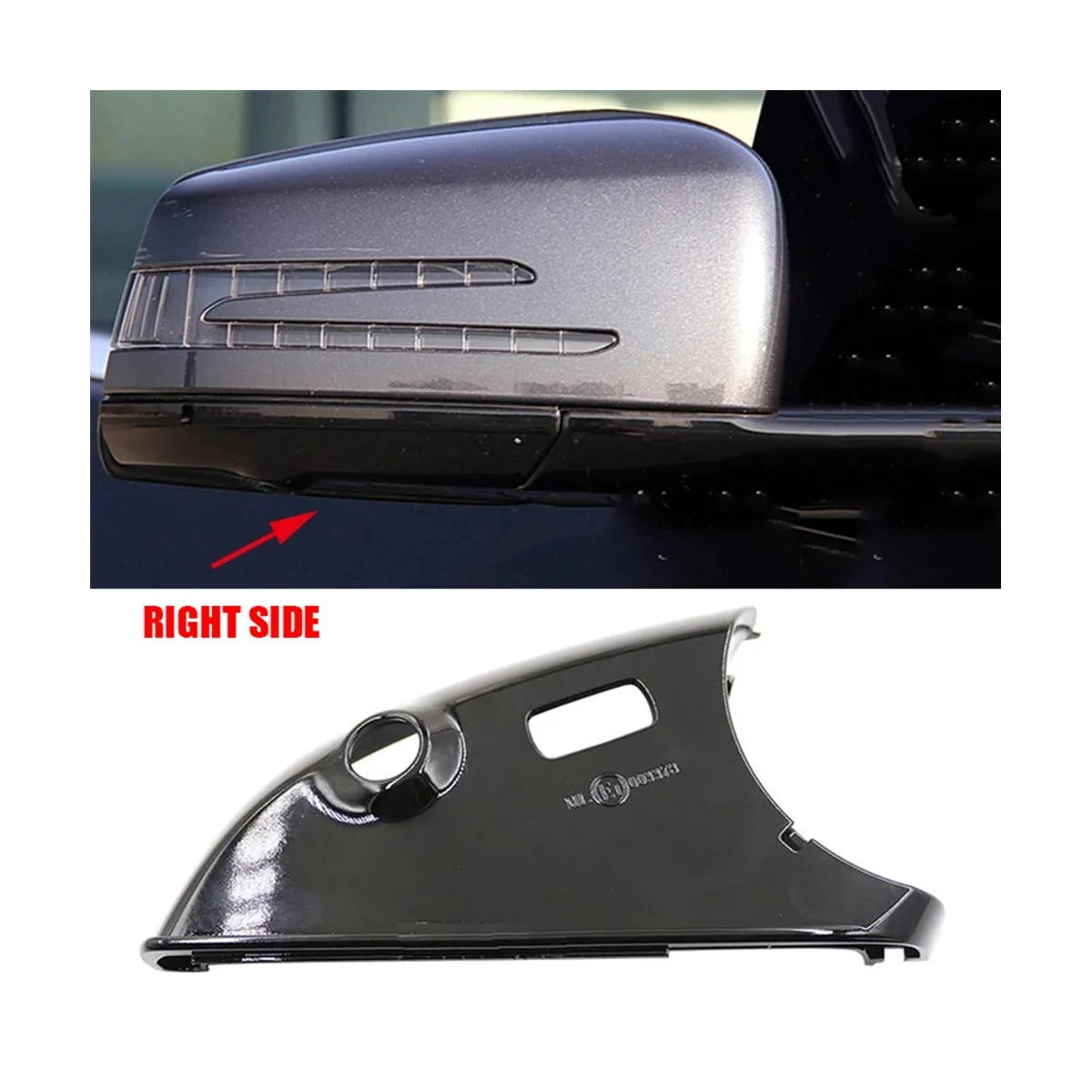 Нижний держатель для бокового зеркала заднего вида Mercedes-Benz W212 2009-2015 S-Cl W221 2009-2013 GLK