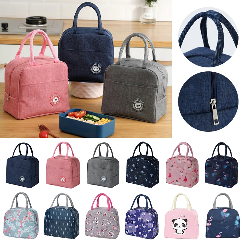 

Lunch Bag for Women Kids Portable Lunch Box Ice Pack Tote Food Picnic Bags Lunch Bags for Work Cooler Thermal Tool