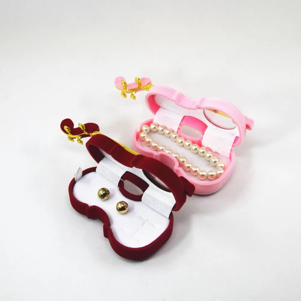 

Уникальная шкатулка для ювелирных изделий, футляр для колец и виолончели, бархатная Подарочная коробка, 1 штука в упаковке