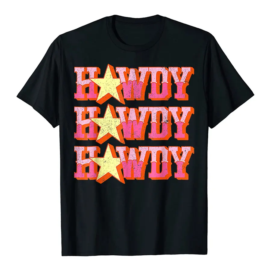 Howdy западное Родео Ретро винтажная деревенская Южная футболка с рисунком карате