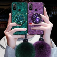 for psmart2021 case luxury glitter case for huawei p30lite p20 p30 p40 pro mate20 20x y6p y7p y7a y9a y9s silicone marble cover