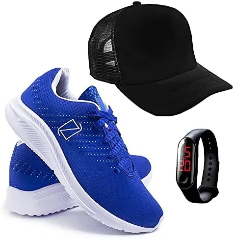 

Masculino Academia Leve + Relógio + Boné