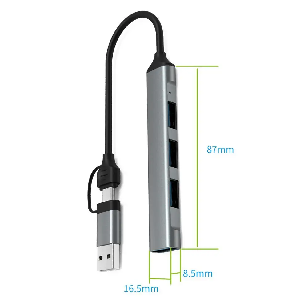Концентратор USB C Type 3 0 разветвитель адаптер OTG для Sumsung Imac Macbook m 1 5 Air Pro ПК ноутбука